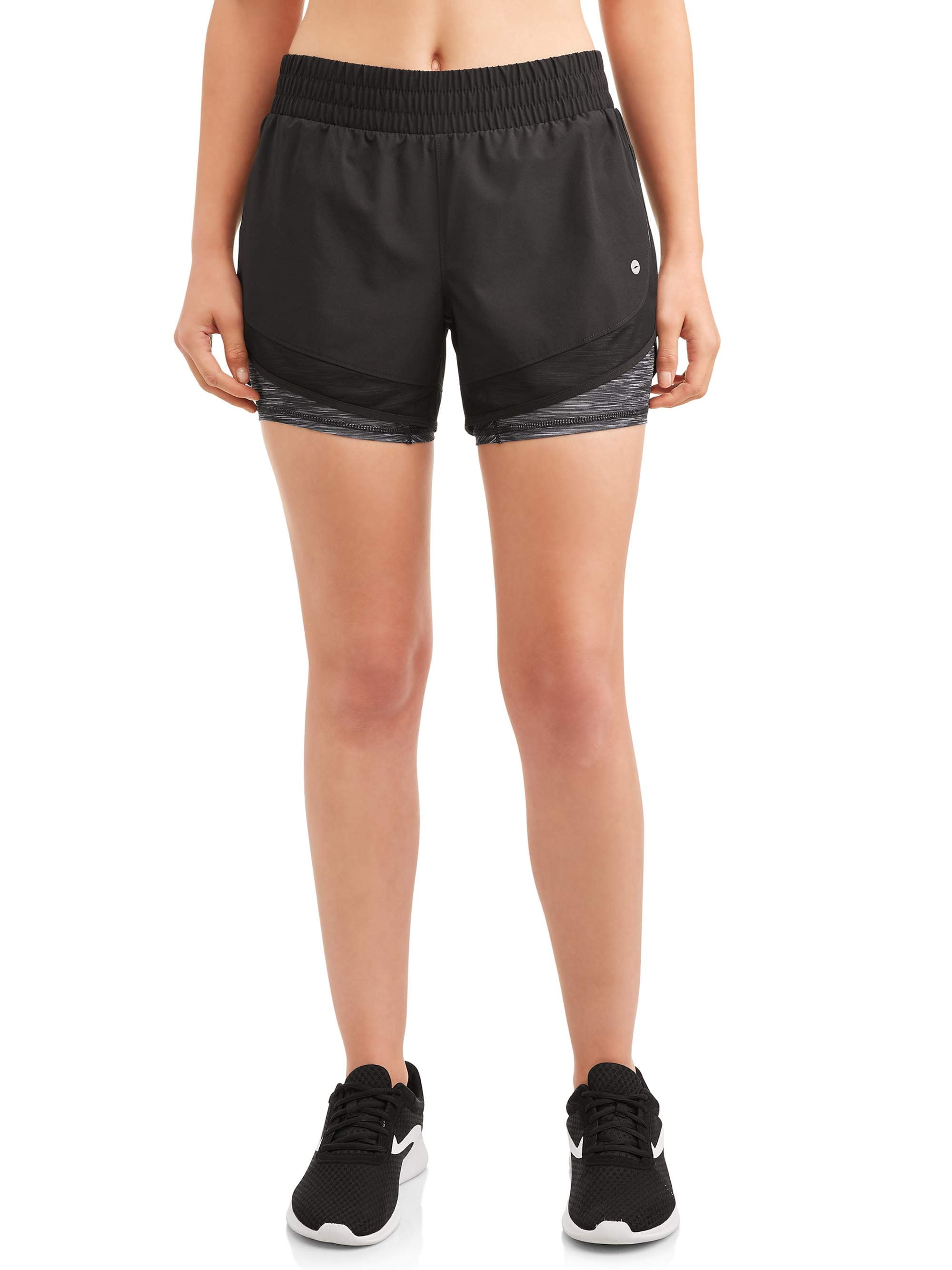 Women's Core Active Woven Running Short with Bike Liner