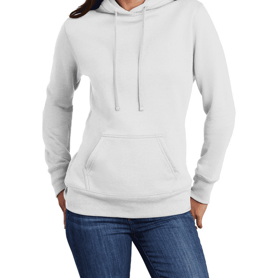 Women's Core Fleece Pullover Hoodie Cotton-Poly Sweatshirt LPC78H