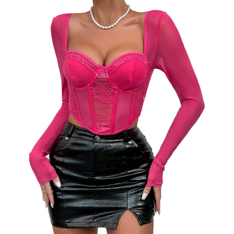 Women's Lace Solid Color Corset Women's Lace Solid Color Corset