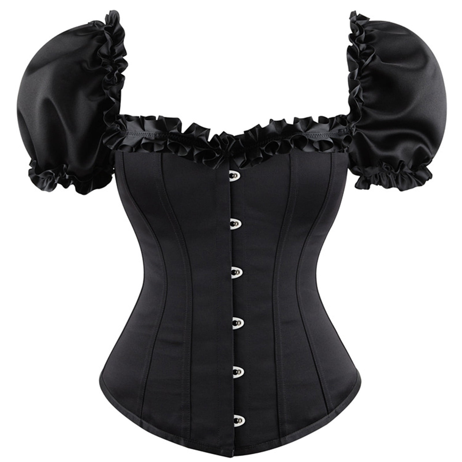 TLOOWY Sexy Corset Leather Lingerie for Women Gothic Bustiers