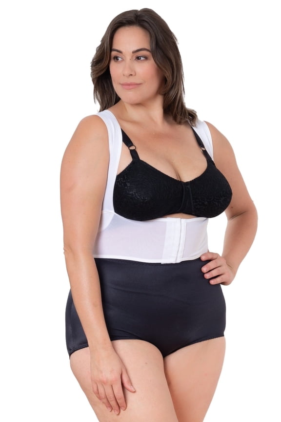 Women's Cortland Intimates 3002 Posture Support Shoulder Brace (White S)