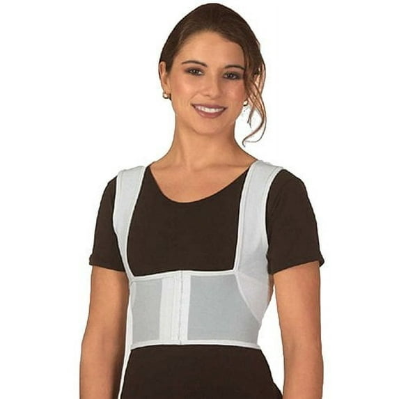 Women's Cortland Intimates 3002X Plus Size Posture Support Shoulder Brace (White 3X)