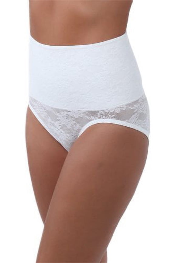 Women's Cortland Intimates 4210 Belly Band Brief Panty (Black 3X)