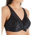 thumbnail image 1 of Women's Cortland Intimates 7101 Full Figure Underwire Seamed Cup Bra (Black 50DD), 1 of 2