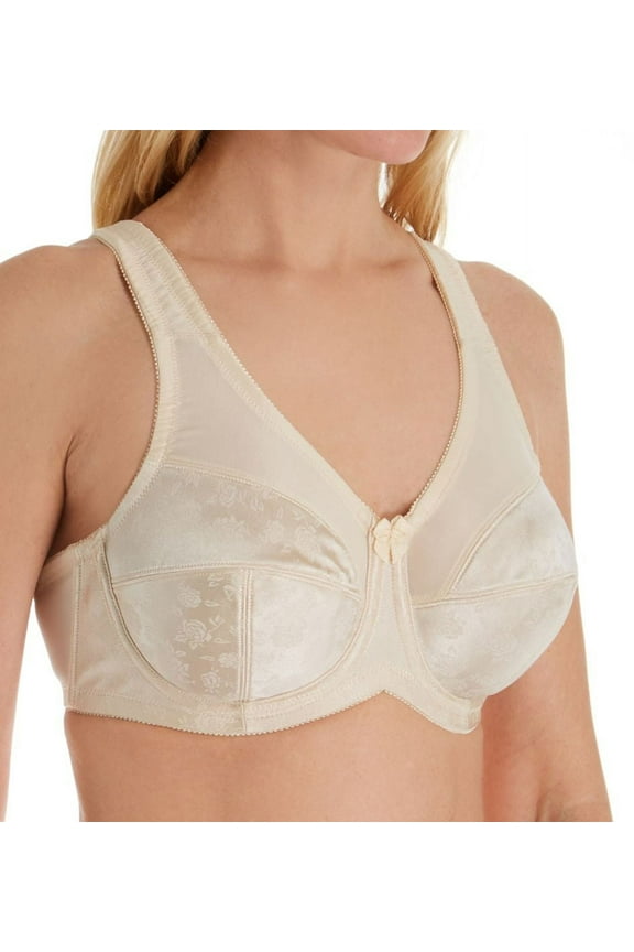 Women's Cortland Intimates 7101 Full Figure Underwire Seamed Cup Bra (Fawn 46B)