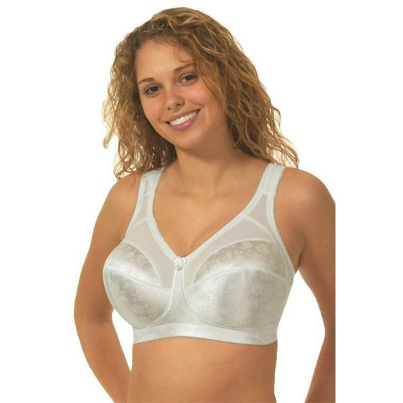 Women's Cortland Intimates 7102 Full Figure Wireless Seamed Cup Bra (Red Rio 42G)