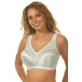 thumbnail image 1 of Women's Cortland Intimates 7102 Full Figure Wireless Seamed Cup Bra (White 52D), 1 of 1