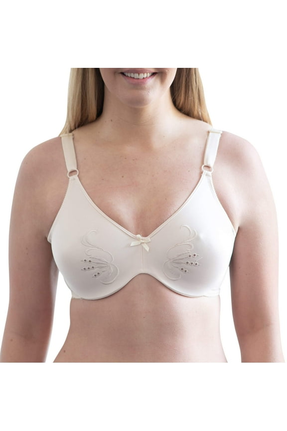 Women's Cortland Intimates 7117 Full Figure Seamless Minimizer Bra (Fawn 44D)