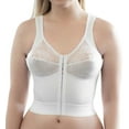 thumbnail image 1 of Women's Cortland Intimates 9603 Back Support Longline Bra (White 56B), 1 of 3