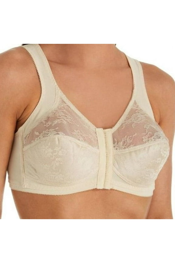 Women's Cortland Intimates 9605 Back Support Front Close Bra (Blush 40DDD)