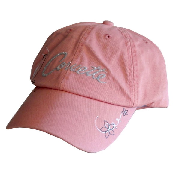 Women's Corvette Rhinestone Pink Unstructured Hat