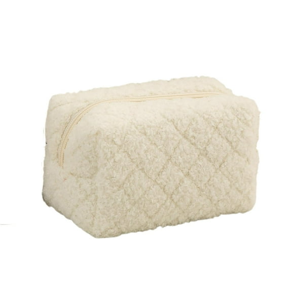 Women's Cosmetic Bag - Small Travel Toiletry Bag with Zipper for Girls and Moms - for Organizing