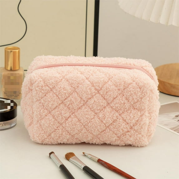 Women's Cosmetic Bag Small Travel Zippered Toiletry Bag for Girls and Moms Stylish Organizer for Daily Use and Travel Convenience