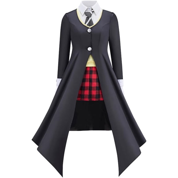 Women's Costume Coat Vest Skirt School Uniform Suit Halloween Outfit
