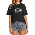 thumbnail image 1 of Women's Costume T-Shirt in 70s 80s 90s Style, 1 of 3