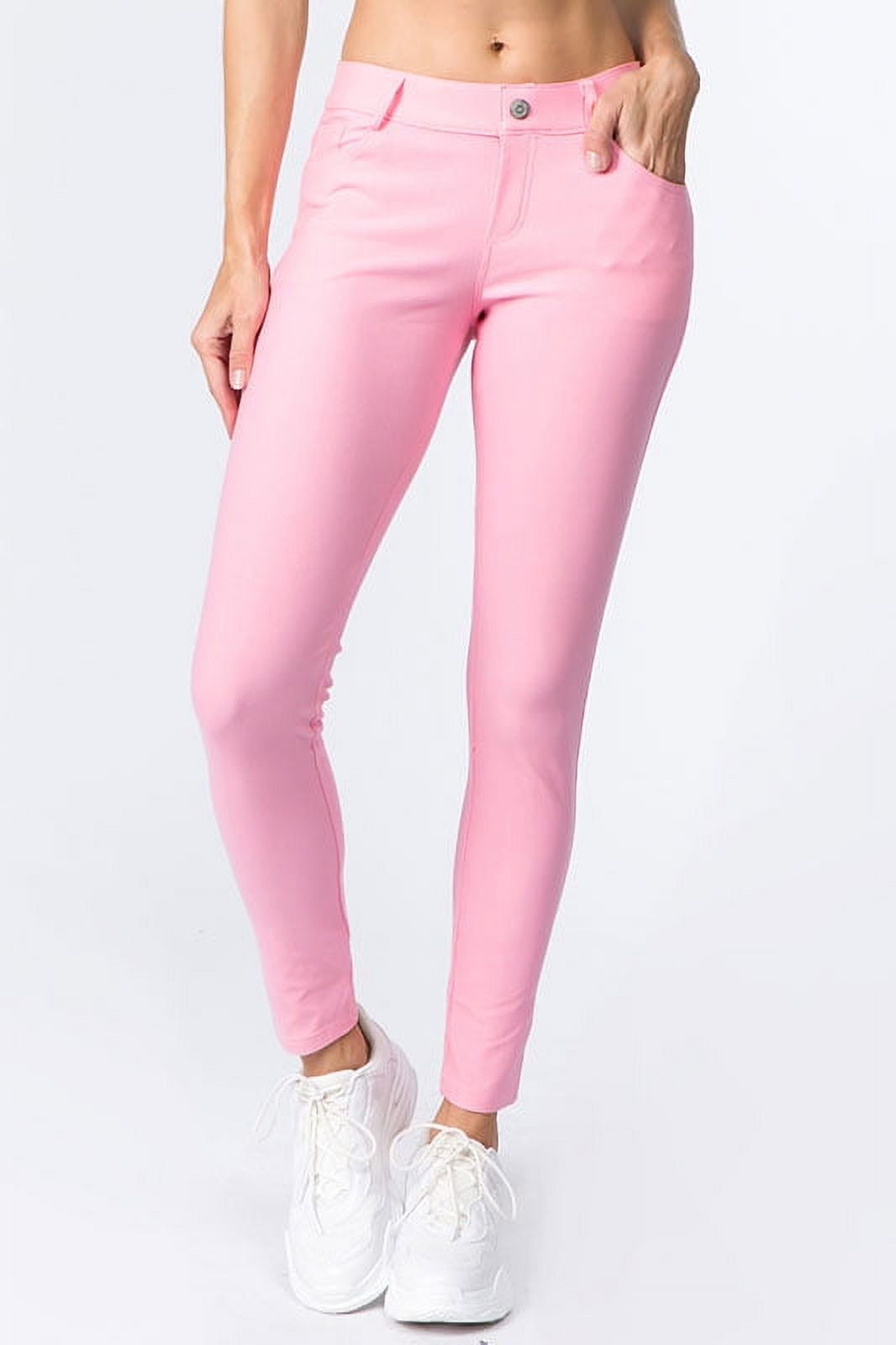 Women s Cotton Blend Full Length Jeggings Stretchy Skinny Pants