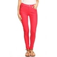 thumbnail image 1 of Women's Cotton Blend Full Length Jeggings Stretchy Skinny Pants Jeans Leggings, 1 of 3