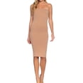 thumbnail image 1 of Moa Collection Women's Cotton Blend Midi Tube Dress  Soft & Stretchy Classic Comfort, 1 of 4