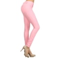 thumbnail image 1 of Women's Cotton Blend Pull-on Color Jeggings (Light Pink, Large), 1 of 1