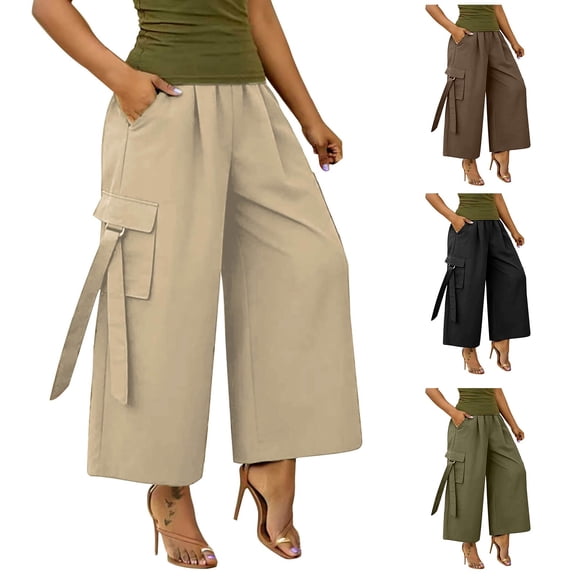 Women's Cotton Blend Soft Fabric Striped Five Point Shorts, Mid Waist Elastic Waist Pull On Shorts with Pockets, Tummy Control & Lightweight Casual Fit, Summer Travel Beach &