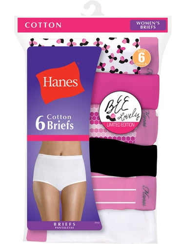 Women's Cotton Brief Underwear 6 Pack