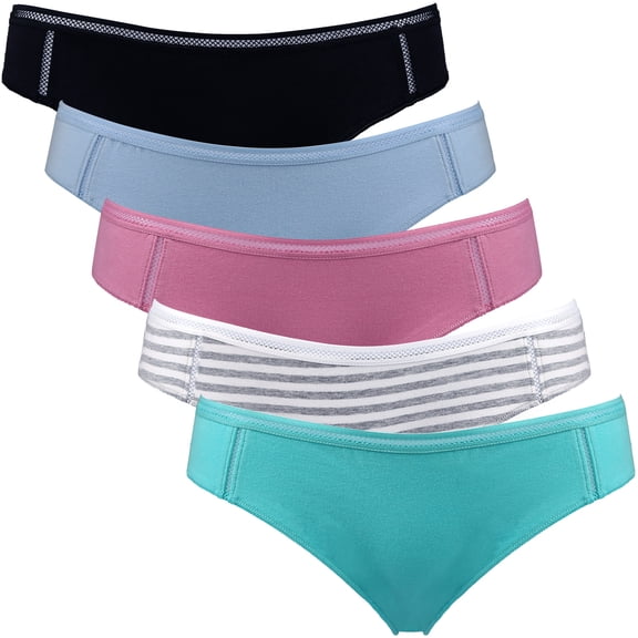 Women's Cotton Briefs Mid-Waist Bikini European and American Size Cross-Border E-Commerce Foreign Trade Girl Briefs Amazon