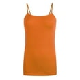 thumbnail image 1 of Women's Cotton Camisole Tank Top, Coral, Medium, 1 Pack, 1 of 1