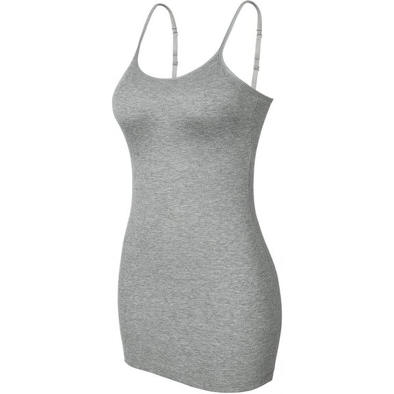 Women's Cotton Camisole Tank Top with Shelf Bra Yoga Top Undershirt