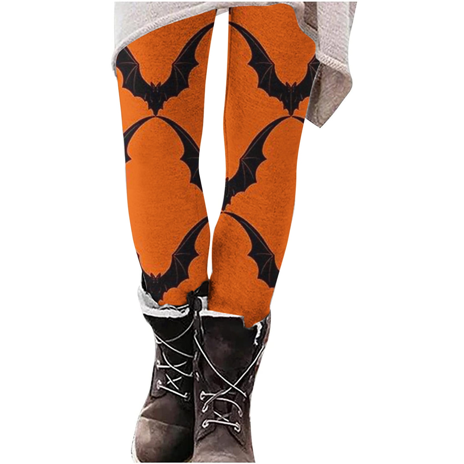 Women's Cotton Festival Pumpkin Print Leggings Slim Fit Underpants Comfy  Stretchy Hallowmas Tights Pants 2023 Trendy 