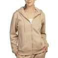 thumbnail image 1 of Women's Cotton Fleece Hoodie Jacket S, Sand, 1 of 3