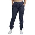 thumbnail image 1 of Women's Cotton Flex Stretch Cargo Jogger Pants (Sizes, S-2XL), 1 of 5