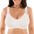 thumbnail image 1 of Women's Cotton Front Close Racerback Sports Bra, 1 of 7