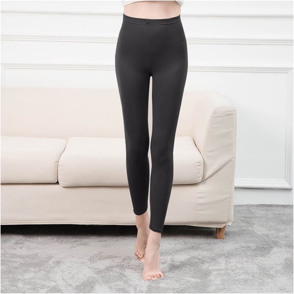 Women's Cotton Leggings Pants Long Gray XL