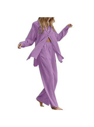 Pantsuits Purples Suit Sets