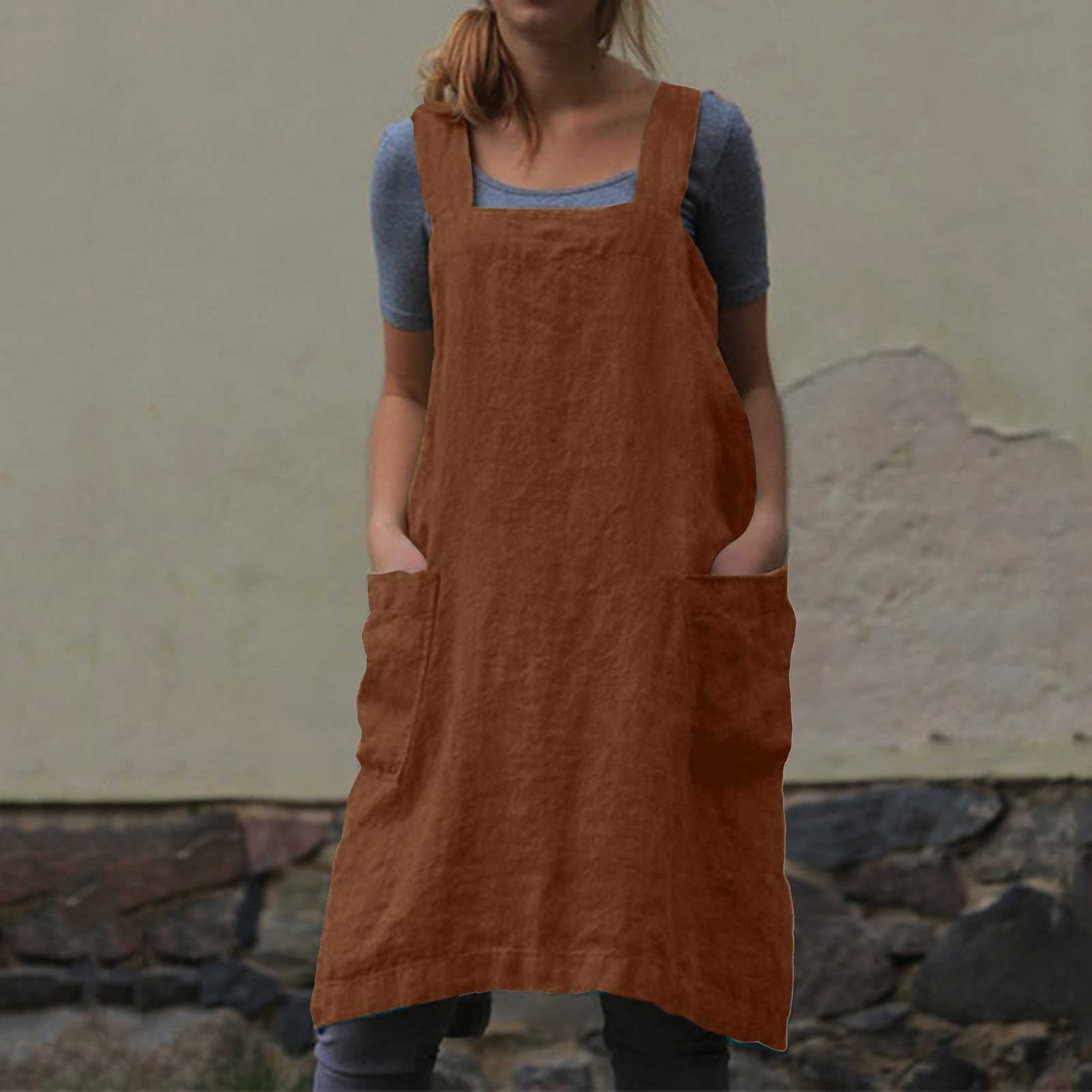 the linen workwear dress Everlane + The Linen Workwear Dress