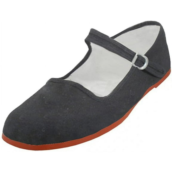 Women's Cotton Mary Jane Shoes Flat Ballet Slip On Colors