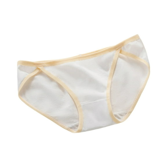 Women's Cotton Mid-Rise Briefs Seamless Breathable Underwear Tag-Free Comfort Fit Stretch Panties Everyday Essential Soft Triangle Panty