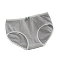 thumbnail image 1 of Women's Cotton Mid-Rise Briefs Seamless Breathable Underwear Tag-Free Comfort Fit Stretch Panties Everyday Essential Soft Triangle Panty, 1 of 3