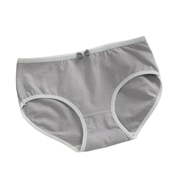 Women's Cotton Mid-Rise Briefs Seamless Breathable Underwear Tag-Free Comfort Fit Stretch Panties Everyday Essential Soft Triangle Panty