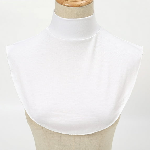 Women's Cotton Mock Turtleneck Dickey Half Top Collar Neck Blouse False ...