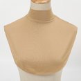 thumbnail image 1 of Women's Cotton Mock Turtleneck Dickey Half Top Collar Neck Blouse False Fake Neck, 1 of 5
