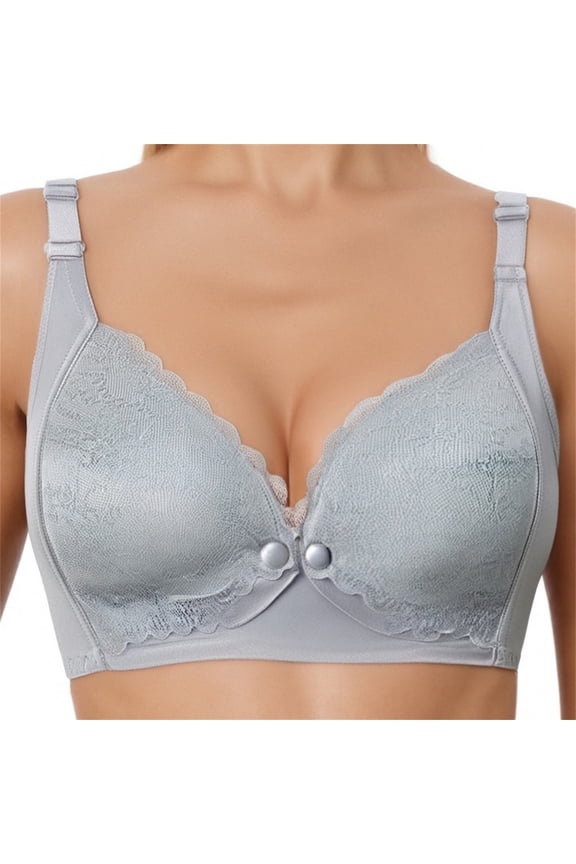 Women's Cotton Nursing Bra with Front Opening for Maternity and Postpartum Comfort