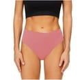 thumbnail image 1 of Women's Cotton Panties New High Waisted Cotton Plus Size Underwear for Women Seamless Panties Bikini No Show Panties New Pinky XS, 1 of 5
