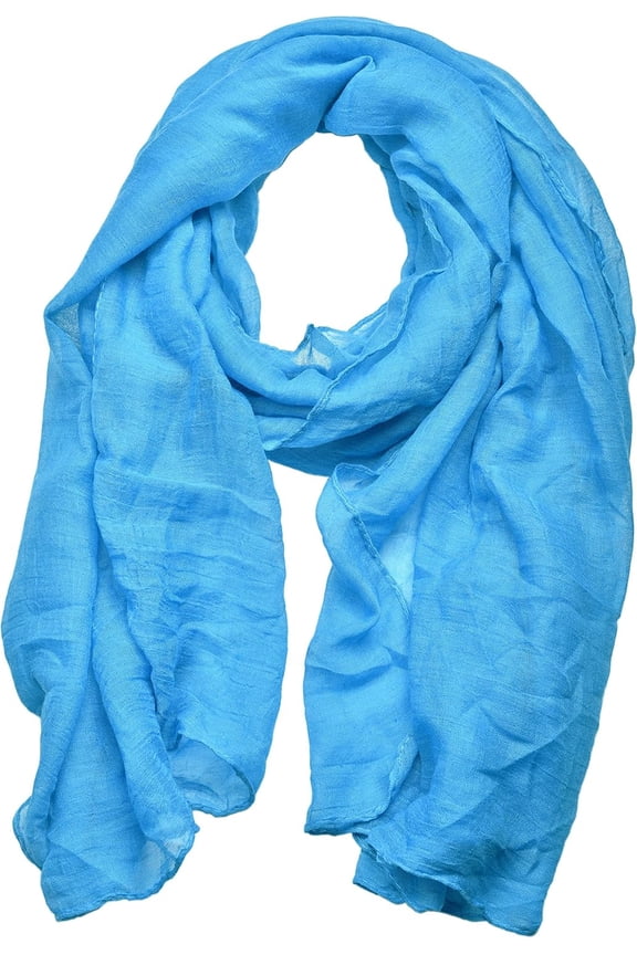 Women's Cotton Scarves Lady Light Soft Fashion Solid Scarf Wrap Shawl