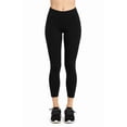 thumbnail image 1 of Women's Cotton Stretch Capri Leggings Comfortable Casual Everyday Basic, 1 of 3