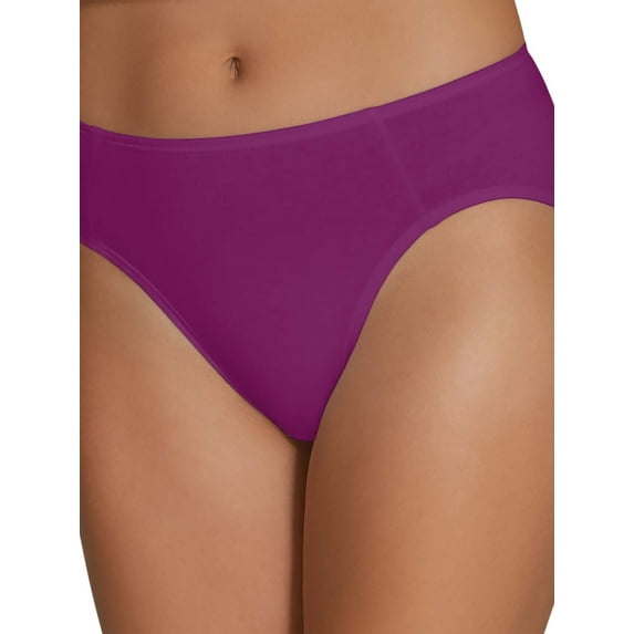 Women's Cotton Stretch Hi-Cut Panties, 6 Pack