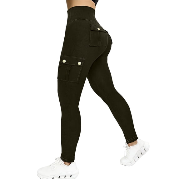 Women's Cotton Stretchy Skinny Jeans High Waist Leggings Tummy Control Jean Leggings Pants Style with Pockets