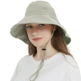 Wide Brim Hiking Fishing Safari Boonie Bucket Hats 100 Cotton UV Sun Protection For Men Women Outdoor Activities S M Dark Brown Walmart