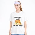 thumbnail image 1 of Women's Cotton T-Shirt Coolest Pumpkin Patch Graphic Halloween Tee, 1 of 8
