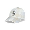 thumbnail image 1 of Women's Cotton Twill Plaid Baseball Cap, Grateful Fall Outdoor Hat, Beige, 1 of 3